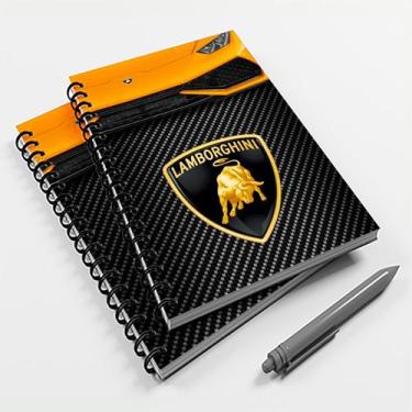 Imagem de Caderno Universitário 10 Mat Carro Lamborghini Mod 02 - Premium