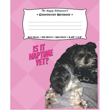 Imagem de The Angry Schnauzer's Wide Ruled Composition Notebook - Checking Out: (A great gift to capture your ideas, dreams, puppy stories or anything else)