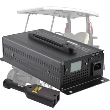 Imagem de Carregador de bateria de carrinho de golfe de 48 volts e 20 amperes Carregador de carrinho de golfe de 48 volts para carro de clube de carrinho de golfe,48V 20A with D Style Plug