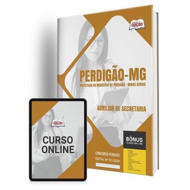 Imagem de Apostila Prefeitura de Perdigão - MG 2024 - Auxiliar de Secretaria - A
