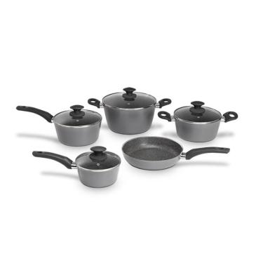 Imagem de Conjunto de Panelas 5 Peças Ceramic Optima Stone Brinox 4799/102