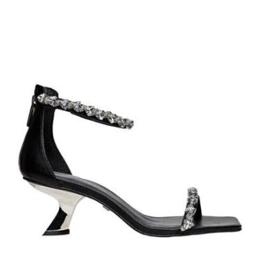 Imagem de Sandalia Carrano Shine Cristal  Space Couro  Feminino-Feminino