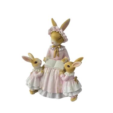 Imagem de Coelha Decorativa Páscoa Livro - Receitas- Filhas 18cm