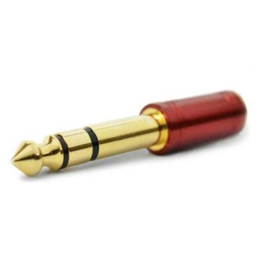 Imagem de Santo Angelo Plug Adaptador P2 / P10 Estereo Nique Vermelho