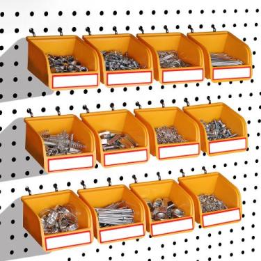 Imagem de Conjunto organizador Pegboard Bins ELEAD, pacote com 12 etiquetas