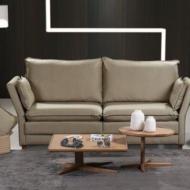 Imagem de Sofá Natal Living com 4 Lugares 220cm Linho Corriente - Yescasa