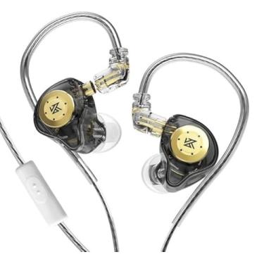 Imagem de Fone de Ouvido KZK EDX Pro com Microfone - Cor PRETO