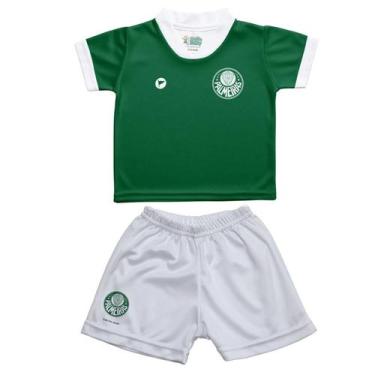 Imagem de Conjunto Uniforme para Bebê do Palmeiras - 031S - Torcida Baby