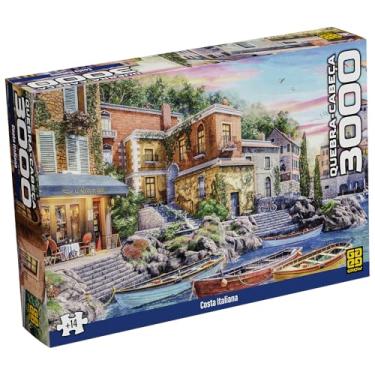 Imagem de Quebra Cabeça 3000 Peças Costa Italiana- Grow