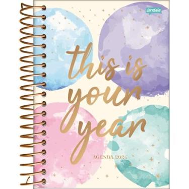 Imagem de Agenda 2024 LA Creme Espiral 352FLS (S)