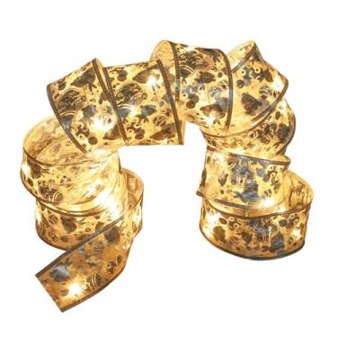 Imagem de ZJchao LED Fita Decorativa Lâmpadas Fadas Cordas Luzes Árvore De Natal Energy Saving Indoor Festival Decoração (Branco quente)