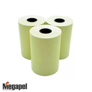 Imagem de Bobina Térmica 57X22 Amarela Caixa Com 36 Unidades - Megapel