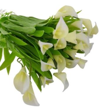 Imagem de Arranjo Mini Copos De Leite Brancos - Carmella Presentes