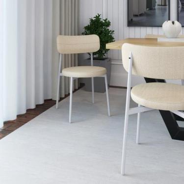 Imagem de Cadeira de Jantar Kyta Corriente Est.Branca - Metalig