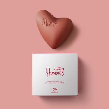 Imagem de Sabonete em Barra Puro Vegetal Natura Meu Primeiro Humor 90g