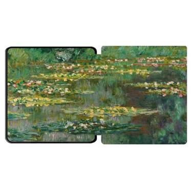 Imagem de GUKSRASO Capa para Kindle Oasis 10ª/9ª Geração 2019/2017 (7", Modelo: S8IN4O/CW24WI) - Capa Protetora Fina e leve de PU para Leitor Eletrônico de 7 Polegadas