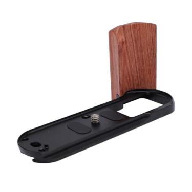 Imagem de Diyeeni X T50 Suporte Em Forma de L Com Punho Em jacarandá para Câmera FujifilmXT50, Com Placa de Liberação Rápida, Furo de Parafuso 1/4, Liga de Alumínio