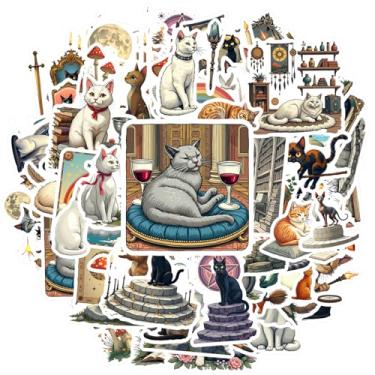 Imagem de 70 pçs adesivos mágicos de fantasia de Halloween natureza adesivos de brinquedo PVC adesivos de papelaria divertidos para notebook, bagagem, celular, copo, mala, geladeira, telefone, bagagem, laptop