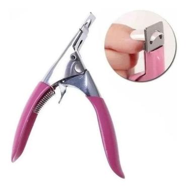 Imagem de Kit 10 Alicate Cortador Unhas Tips Acrigel Gel Uv Postiça