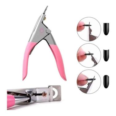 Imagem de Cortador De Tips Alicate Unhas Tips Acrigel Gel Uv Postiça
