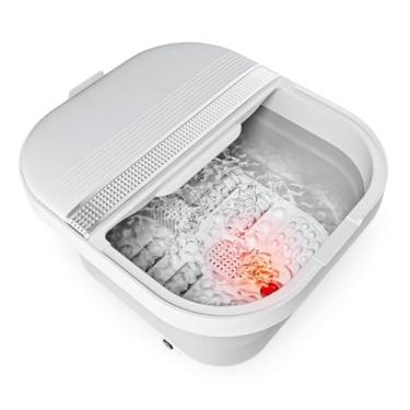 Imagem de Hidromassageador de Pés Spa Dobrável com Aquecimento até 42° 7L com Rolos Massageadores Infravermelho (110)