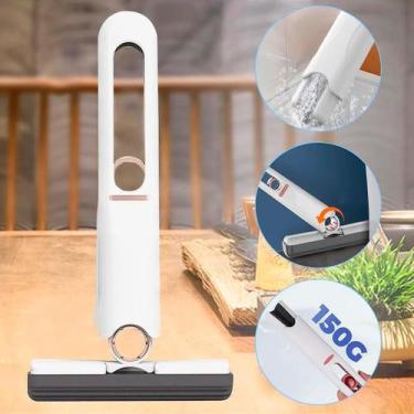 Imagem de Mini Mop Branco Rodo Portátil Perfeito Para Banheiro - Portatil