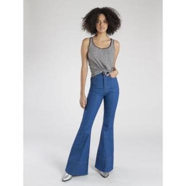 Imagem de Calça Jeans Amapô Boca de Sino Feminina-Feminino
