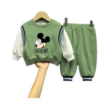 Imagem de Conjunto De Agasalho De Outono Da Disney Para Meninos, Estampa Fofa Do