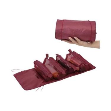 Imagem de Bolsa De Maquiagem Portátil Dobrável 4 Em 1 De Grande Capacidade, Esto