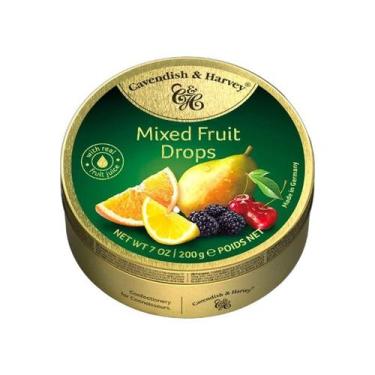 Imagem de Bala Alemã Mix de Frutas (Mixed Fruit Drops) Cavendish & Harvey 200g