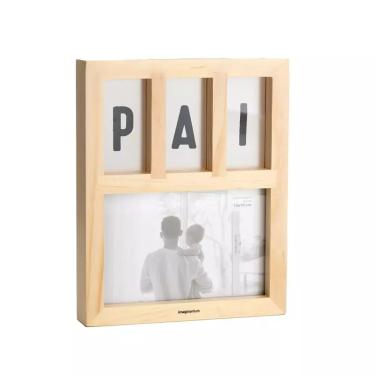 Imagem de Porta Retrato Madeira Letreiro Imaginarium