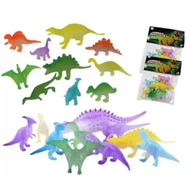 Imagem de Dinossauro Animais Jurassicos Brilha No Escuro De Borracha - Arktoys