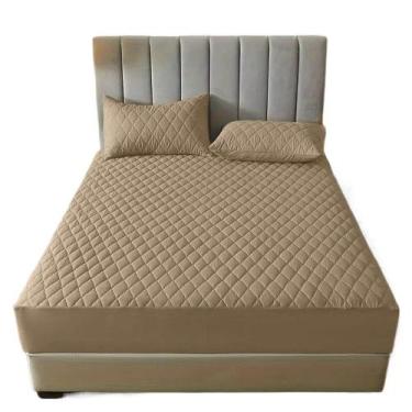 Imagem de Capa Protetor Colchão Elástico Solteiro Impermeável - gaby doces e enx