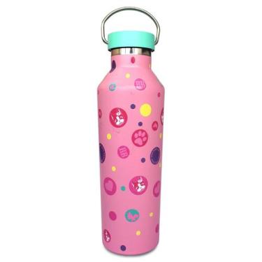 Imagem de Garrafa Térmica Oficial Rebecca Bonbon Squeeze 500ml RB26310 Cor:Rosa 