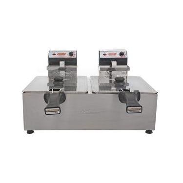 Imagem de Fritadeira Elétrica 2 Cubas 2452 Inox Cotherm 220V