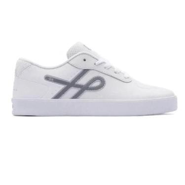 Imagem de Tenis ous emergente couro ref 350007 masculino, 41, Branco, Cinza
