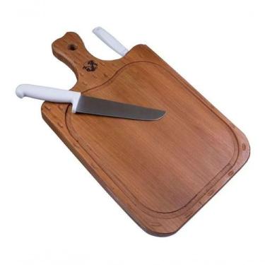 Imagem de Tábua Churrasco Com Facas - SHOPPINGNET