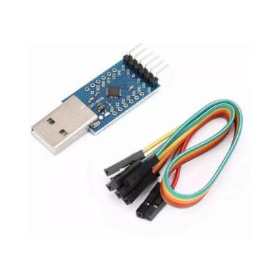 Imagem de Módulo Conversor USB Serial CP2104 para Vários Sistemas Operacionais -