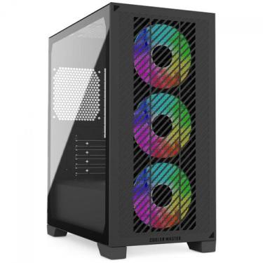 Imagem de Gabinete Gamer Cooler Master Elite 301, ARGB, Vidro Temperado, Mid Tow