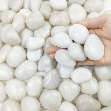 Imagem de Pedras de Rio Brancas FANTIAN 4,5 kg 2,5-5 cm Polidas