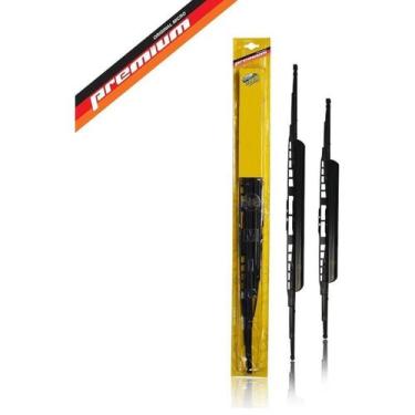 Imagem de Par Palhetas Micro Dianteira Metálica Spoiler 20"/18"Pol Toyota Coroll