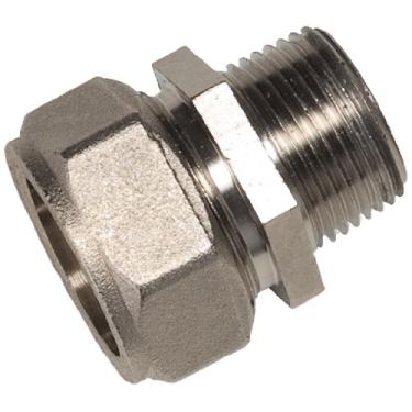 Imagem de Maxline Encaixe reto M8005 para tubulação de 1,9 cm com rosca NPT macho de 1,2 cm (1/2")