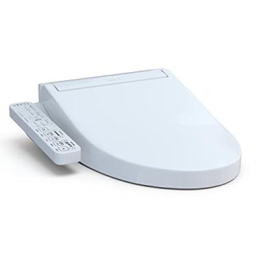 Imagem de TOTO SW3074#01 Washlet C2 Assento de vaso sanitário eletrônico com limpeza de varinha PREMIST e EWATER+, alongado, algodão branco