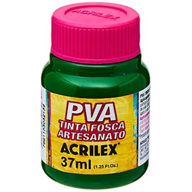 Imagem de Tinta PVA, 37 ml, Verde Musgo, Caixa com 12 Unidades, Acrilex