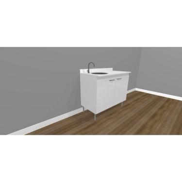 Imagem de Armário com 2 Módulos e Pia - Móvel Odontológico