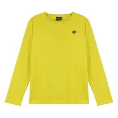 Imagem de Camiseta Teen Masculina Lemon Em 100% Algodão Na Cor Amarelo