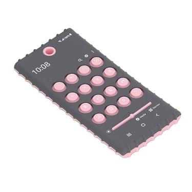 Imagem de Mordedor de Telefone para bebê, Brinquedo de Mastigar Sensorial de Silicone Macio e Divertido, Cor Brilhante para Viagens (Cinza e Rosa)