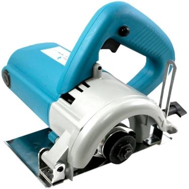 Imagem de Serra Mármore 4.3/8´´ 110mm 1200W 12000 Rpm com 2 Discos Diamante Madeira Importway IWSM Azul