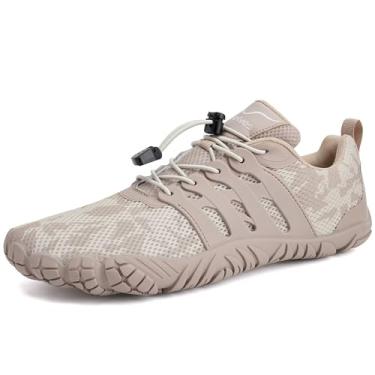 Imagem de WateLves Water Shoes – Meias aquáticas de secagem rápida, para surf, ioga, hidroginástica, Marrom arroz, 7.5 Women/6 Men