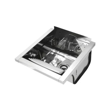 Imagem de Tanque De Parede Docol Reto 017047ch 44x48 Inox Alto Brilho